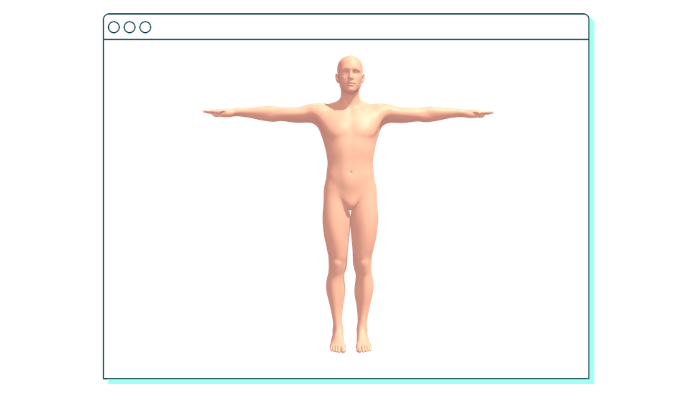 Man in Swimwear T-Pose 3D | 3D Molier International