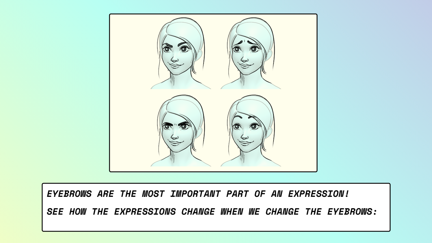 how to draw expressions 3
