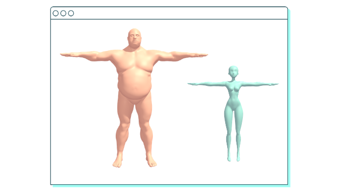 aXYZ design - CMan0008-TP / 3D Human for superior visualizations 3D Model